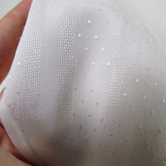 White tone on tone western tie Dance necktie - Picture 4 of 5